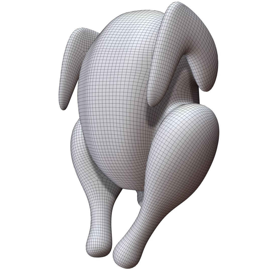 Roasted Chicken 3D Model - TurboSquid 1319511