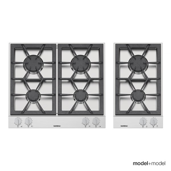 gaggenau ceramic cooktops 3d max