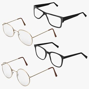 Eyeglasses Collection 3D model