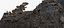 Piles of dark construction gardening soil mud land earth dirt heap pile