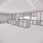 3D kitchen revit parametric model