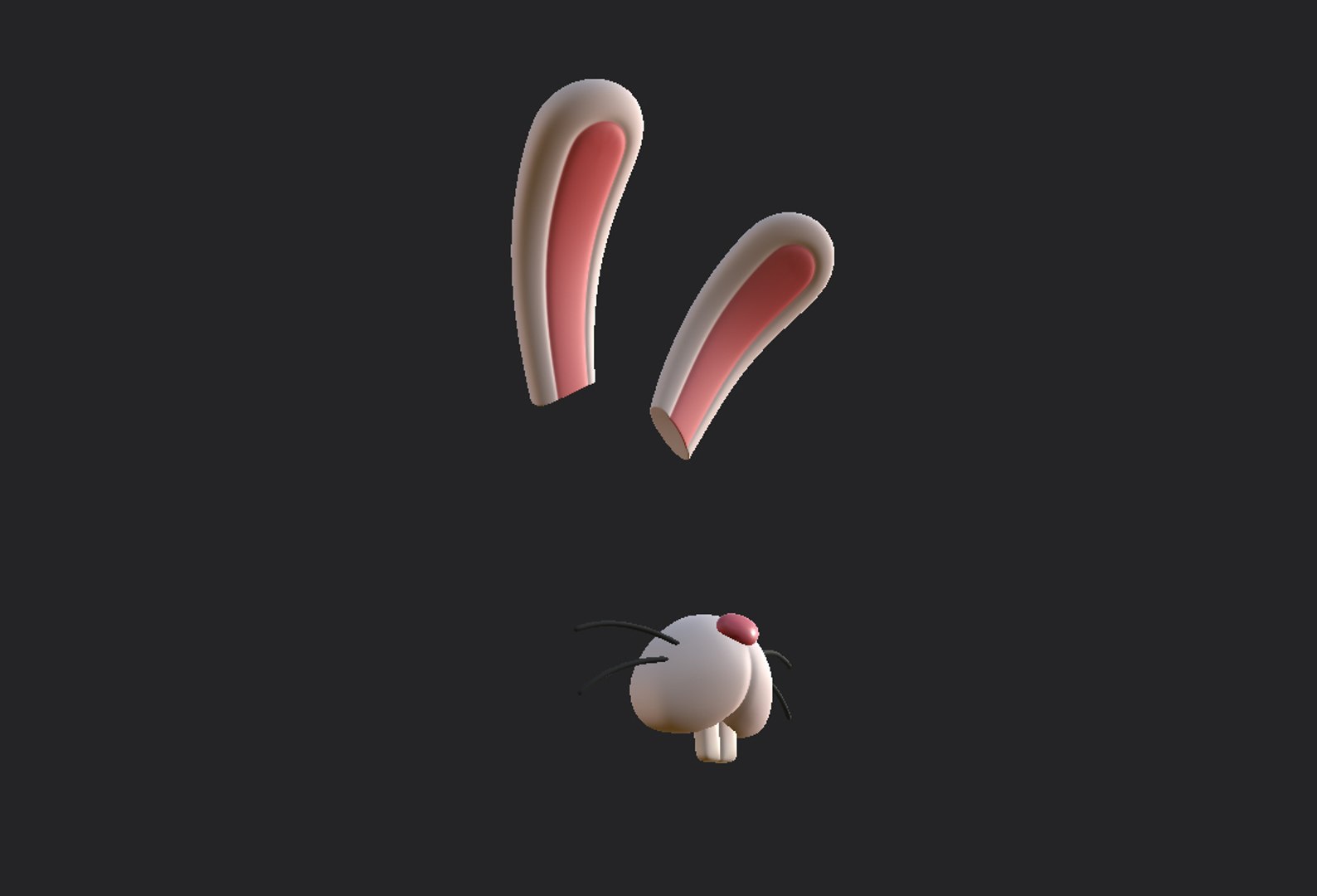 Rabbit Face 3D Model - TurboSquid 1596691