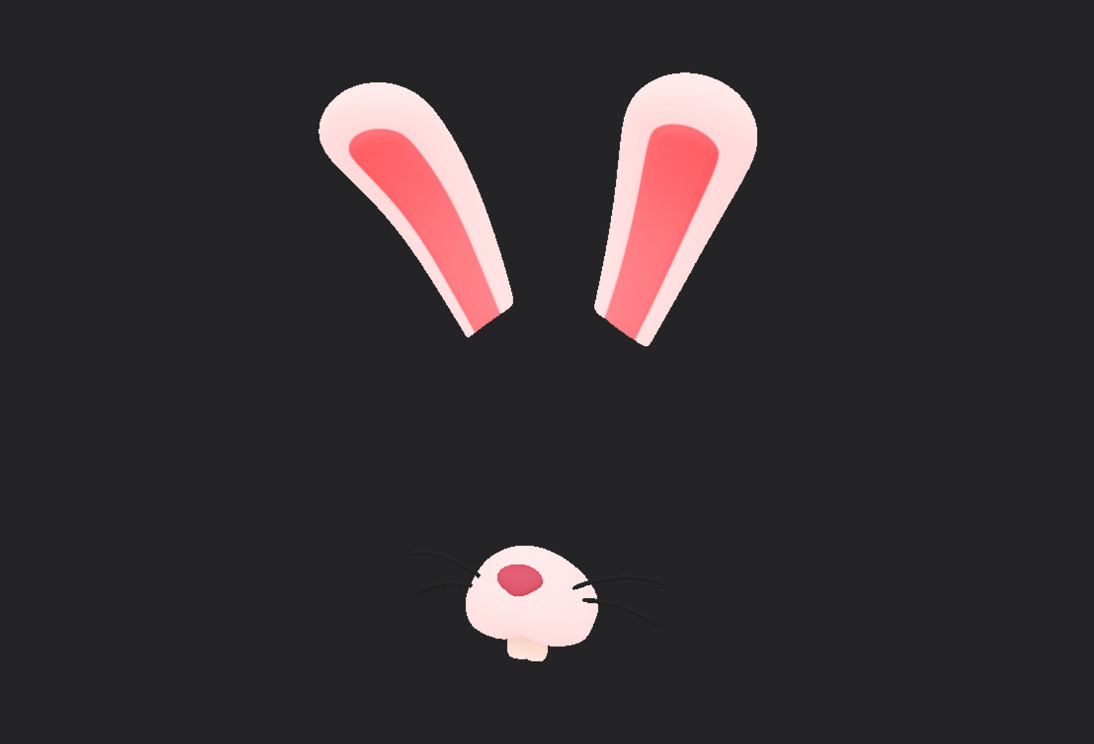 Rabbit Face 3D Model - TurboSquid 1596691
