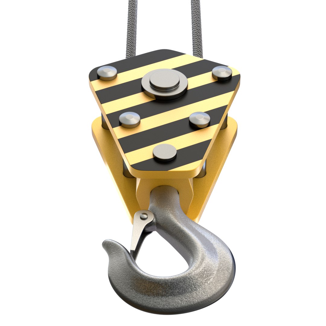 Crane Hook 3D - TurboSquid 1704506