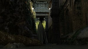 3D Eclipse Sanctum Temple Scene blend 3D model