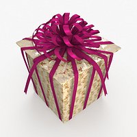 Christmas BOX Closed3 Ribbon2 cream