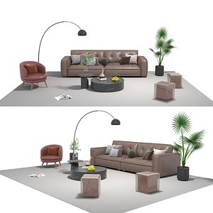 Leather sofa set 28