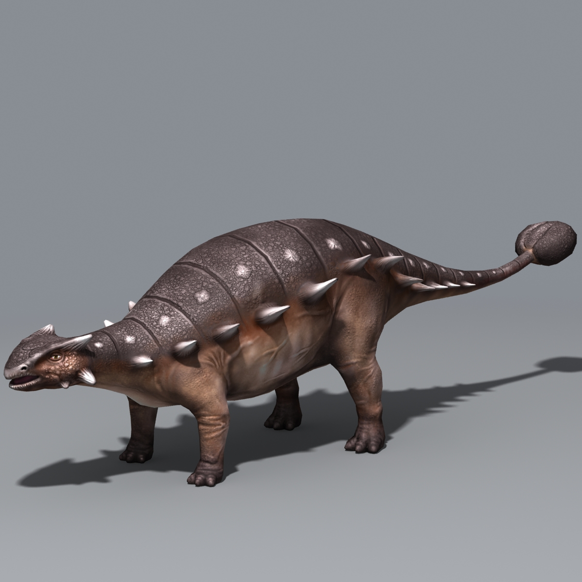 3d ankylosaurus cretaceous ankylosaurs dinosaur model