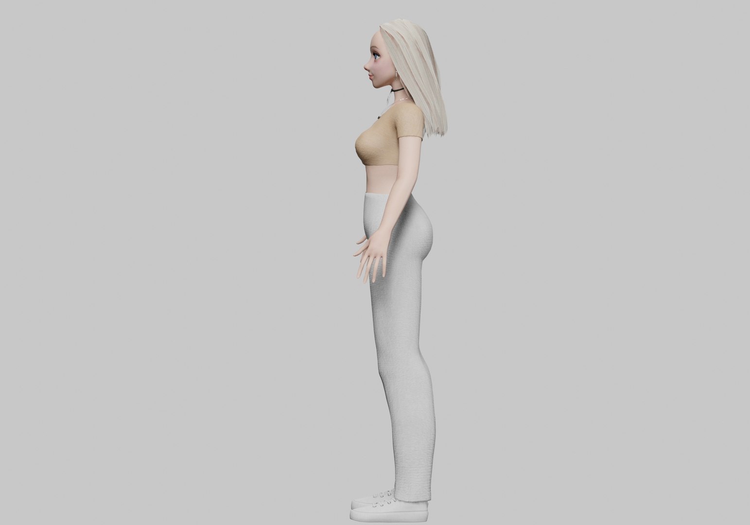 Pretty Basic Woman V32073 3D Model - TurboSquid 2268840