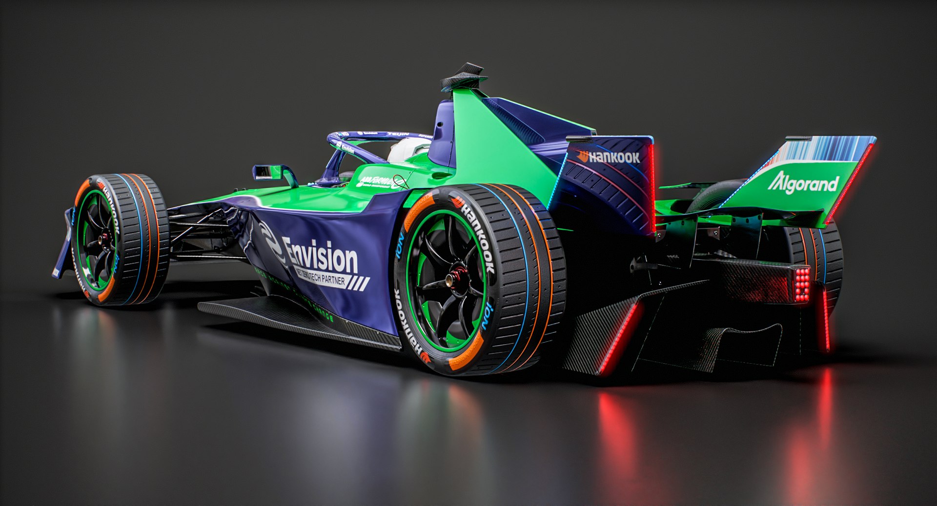 3D Envision Racing Formula E 2026 Season 12 Gen3 Race Car Model ...