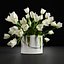Bouquet of tulips in a cylinder 3D model