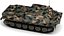 soviet btr-50 camuflag 3D model