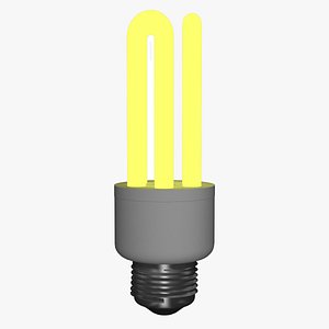 3D fluorescent energy saver bulbs