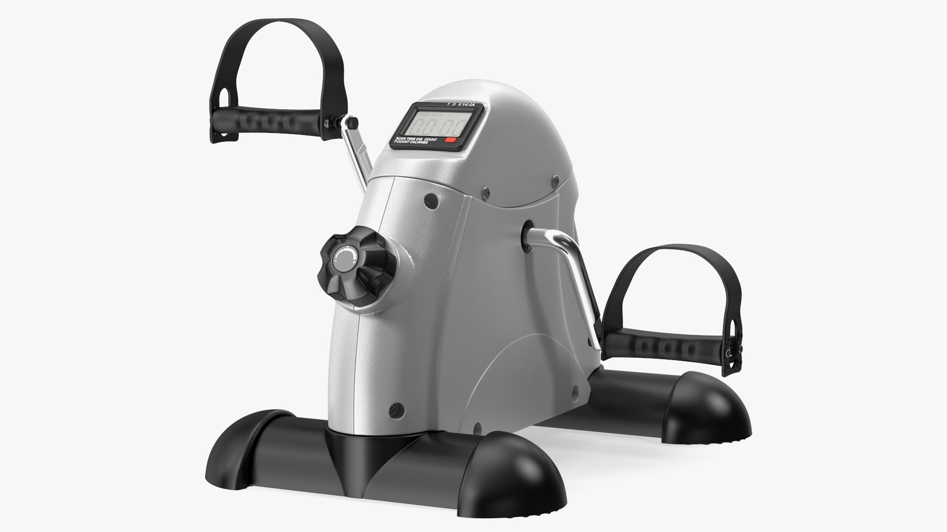 Mini Exercise Bike Silver 3D model preview