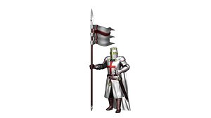 Crusader Infantry 1 3D model