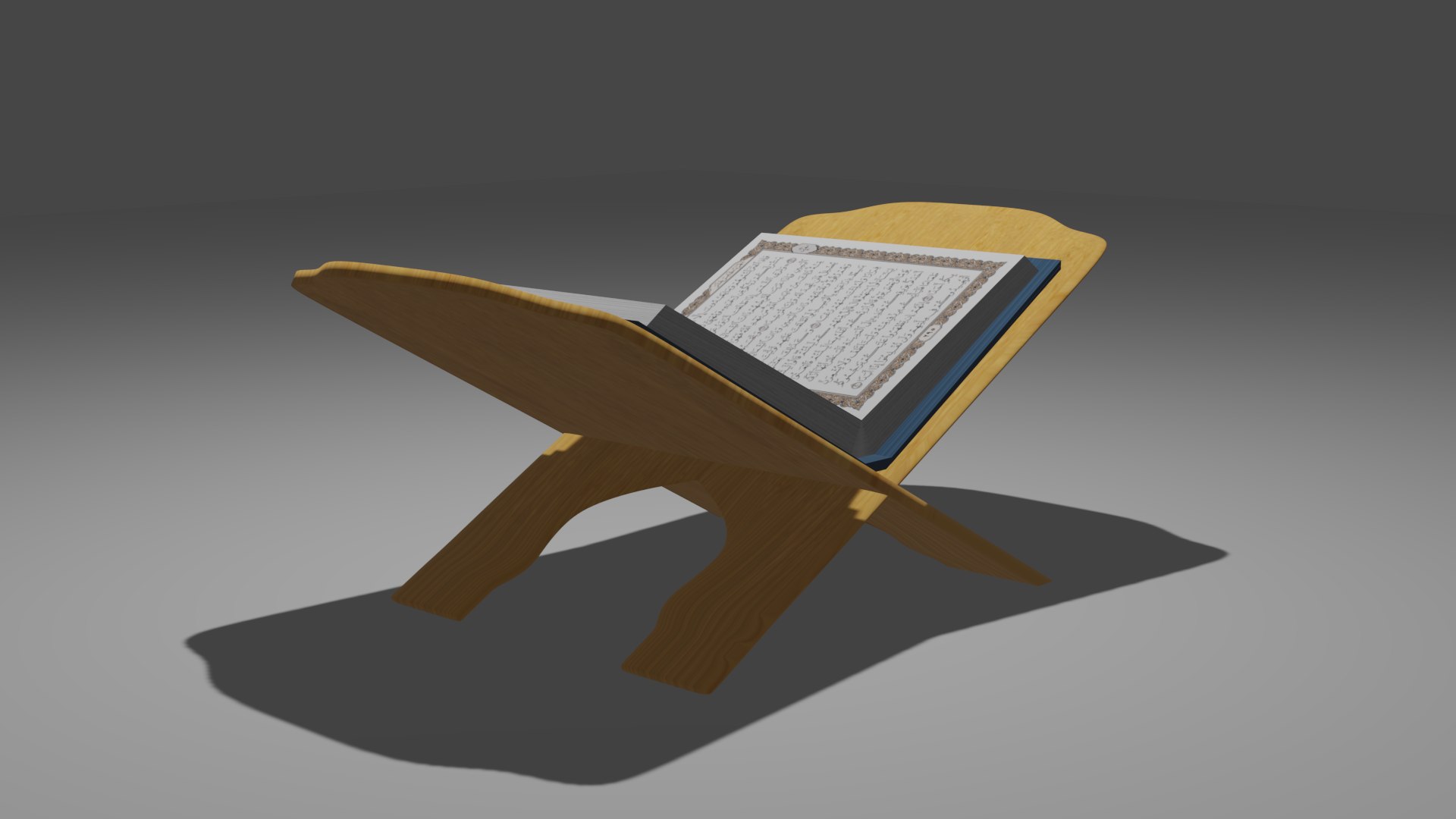 3D Quran with Stand model https://p.turbosquid.com/ts-thumb/ew/NZG5XD/B3/2/png/1688825691/1920x1080/fit_q87/029a006710fa901e2e30230085b7af1fa04b33e6/2.jpg