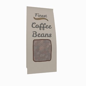 3D cartoon bag coffee