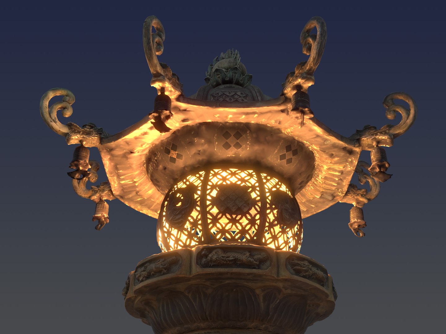 3D Japanese Bronze Lantern https://p.turbosquid.com/ts-thumb/ew/UZV3v8/vV/closeup02/jpg/1728874194/1920x1080/fit_q87/d3d2fb157e7fca6b4cf0e19b4df638a10add6591/closeup02.jpg