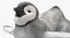 Pinguin-Baby-Schwimmen-Haltung