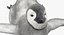 Pinguin-Baby-Schwimmen-Haltung