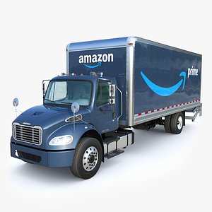 2020 Freightliner M2 106 Box truck Amazon 3D model