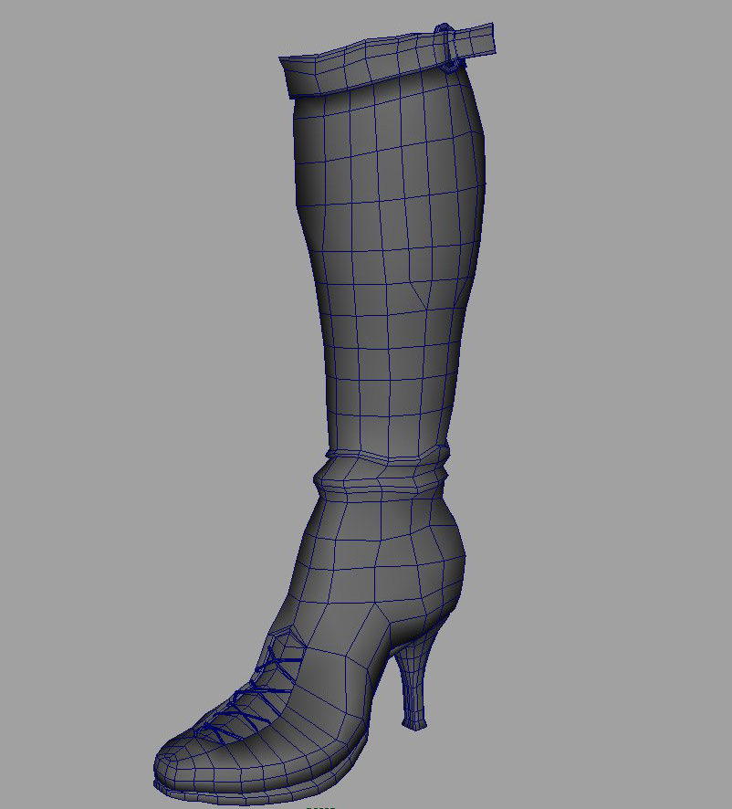 3d model boot