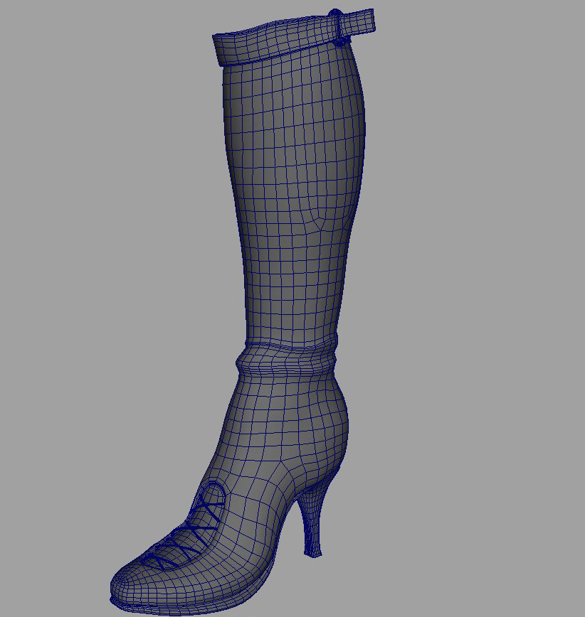 3d model boot