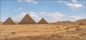 Egyptian Pyramids Landscape