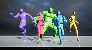 proportion characters 3D