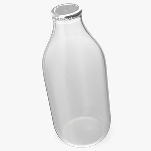 Glass Bottle One Pint with Foil Top