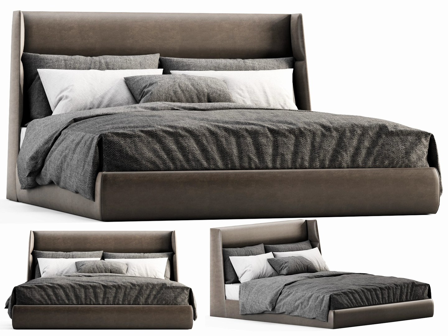 3D poliform bed model - TurboSquid 1595283
