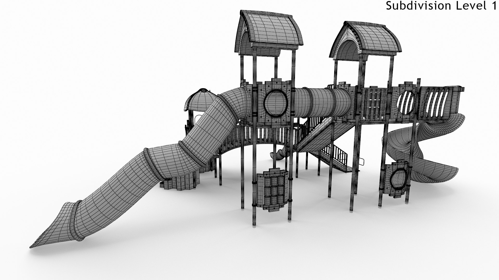 3D Playground For Children - TurboSquid 2040575