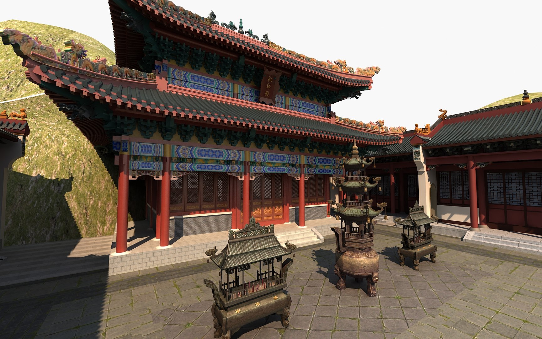 chinese temple 3D model https://p.turbosquid.com/ts-thumb/ew/obxiTM/OR/chinesetemple213/jpg/1609332350/1920x1080/fit_q87/3cf0d931b4ff7589583f5647e95d319a709b00f5/chinesetemple213.jpg
