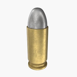 Bullet Dirty 9mm 3D model