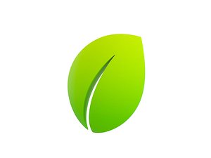 3D leaf symbol