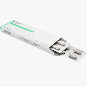 3D model Packaged Medicine