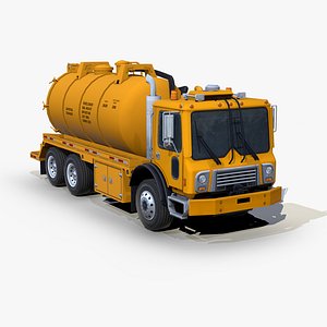 Vacuum truck 3D model