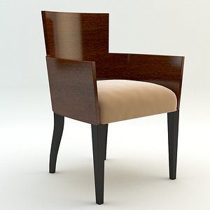chair armchair simple 3d model
