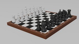 Chess OBJ 3D model