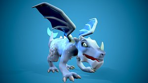 cartoon frost dragon 3D