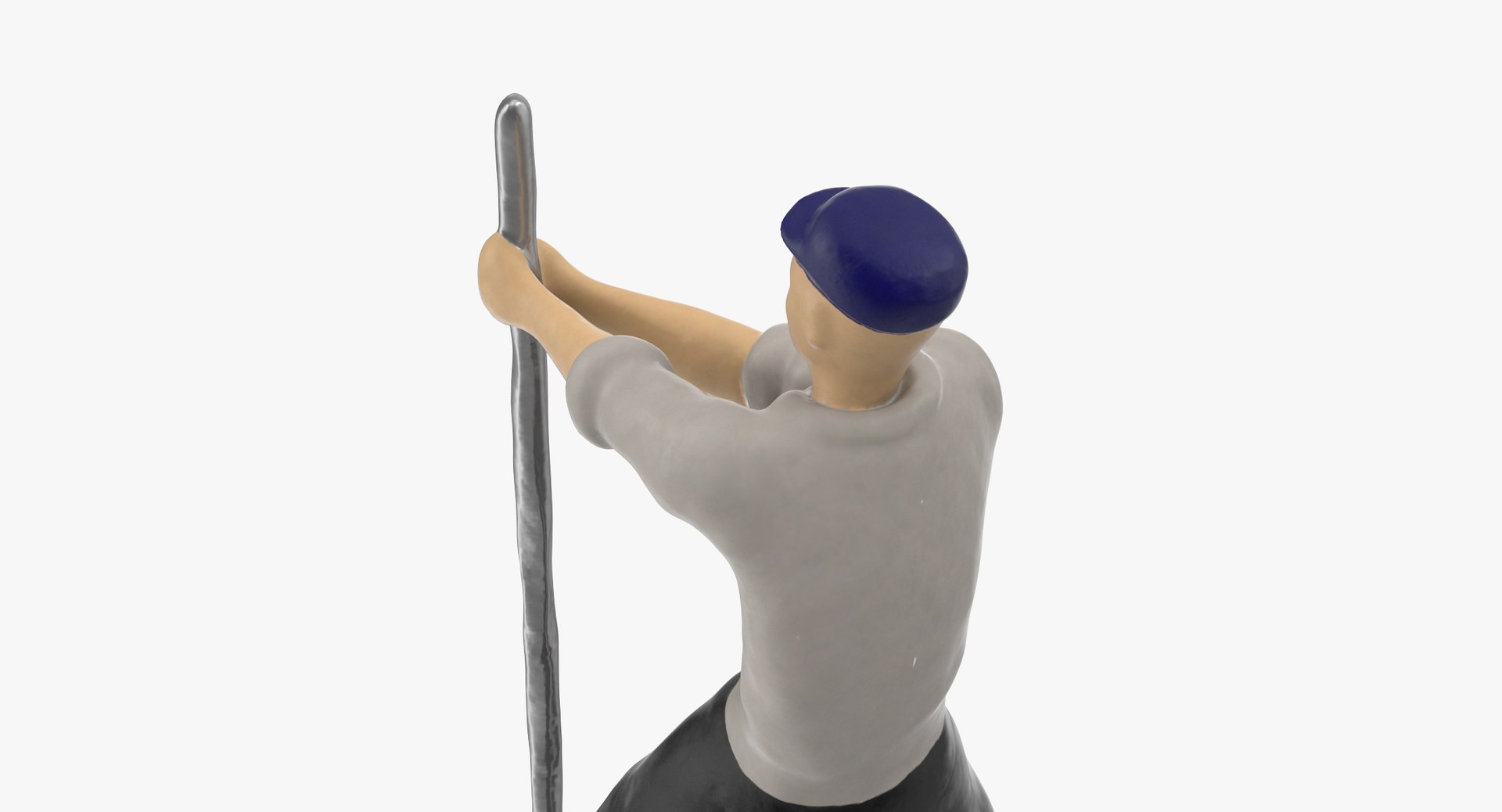 man work 05 3d model