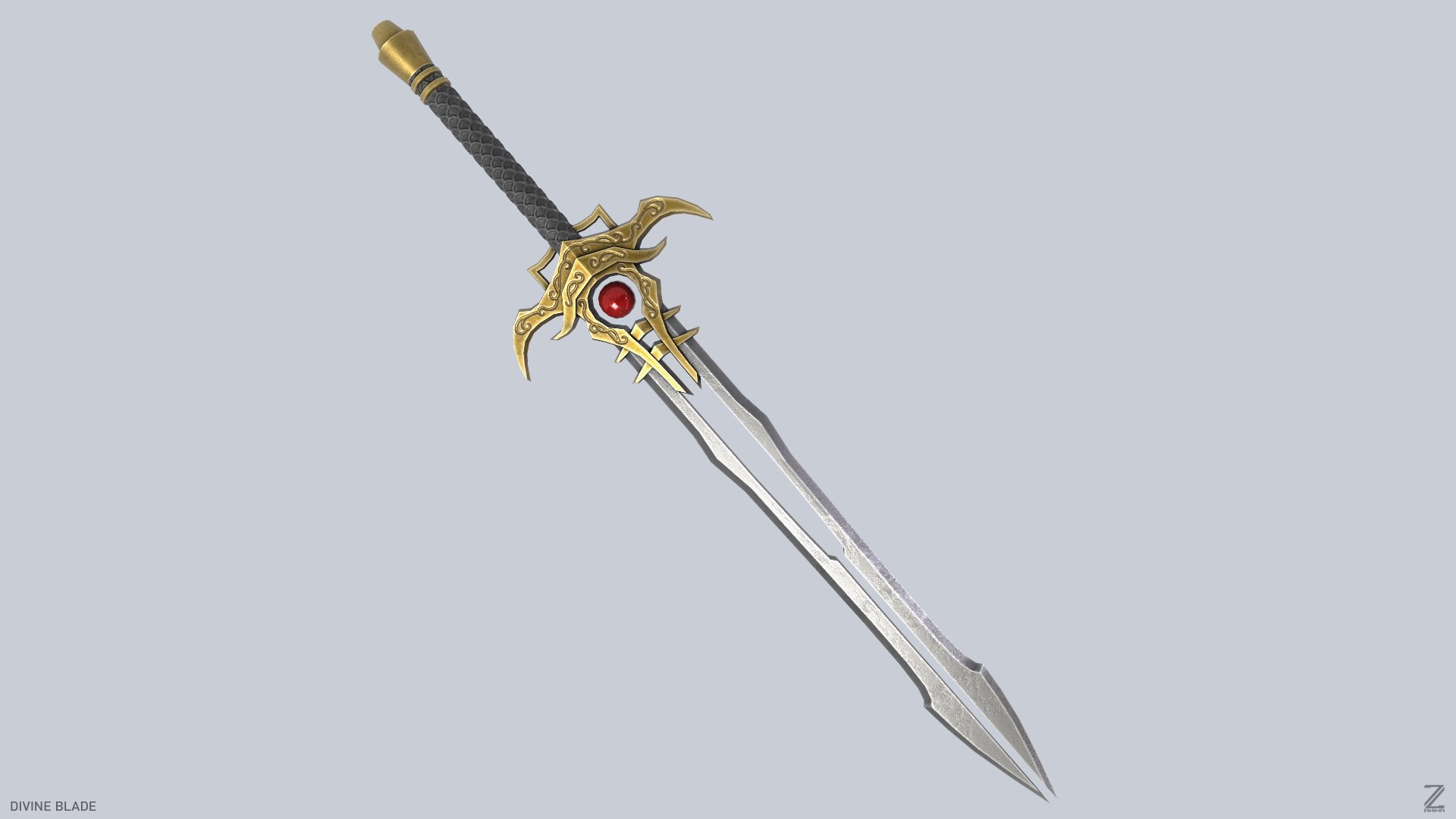 Divine Blade 3D Model - TurboSquid 2385030