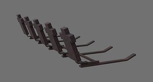 3D model football tackling dummy 1c