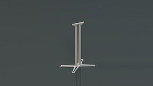 Headphone Stand Version D 3D Model Low-poly 3D model 3D