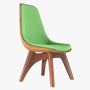 Modern Wooden Chair 3D model