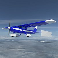 Airplane Advert Banner