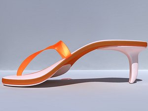 3d model of summershoes shoe