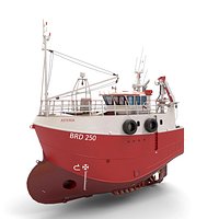 Fishing Trawler RED