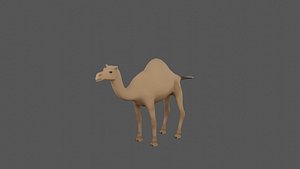 3D model Camel Model and Rigged