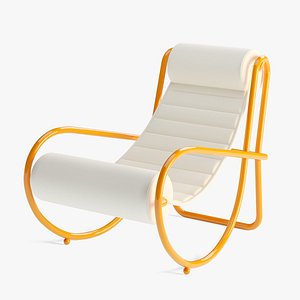 Locus Solus Orange Armchair by Gae Aulenti